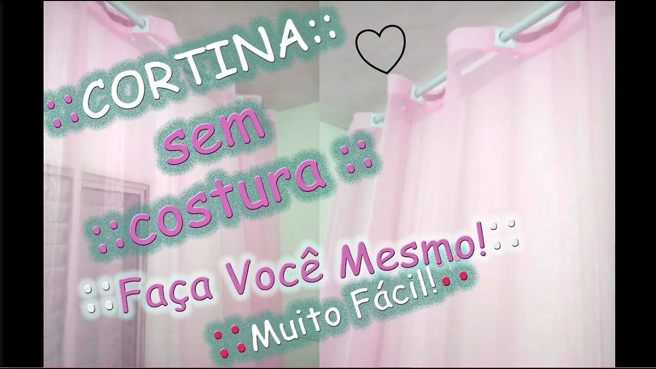 DIY Cortina Sem Costura| Como fazer|DIÁRIO DE REFORMA QUARTO #2