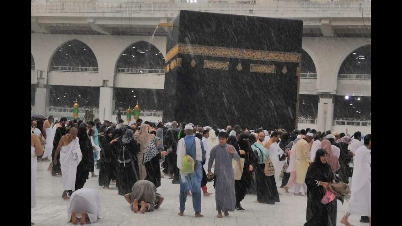 Heavy rain in Makkah