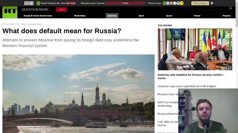 What does default mean for Russia?