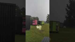 lightning hits the ground