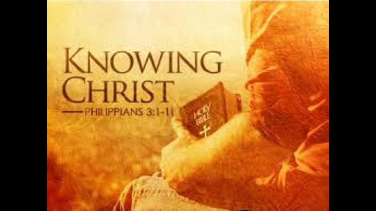 20221227 KNOWING JESUS (MINISTER DEREK HALLETT)