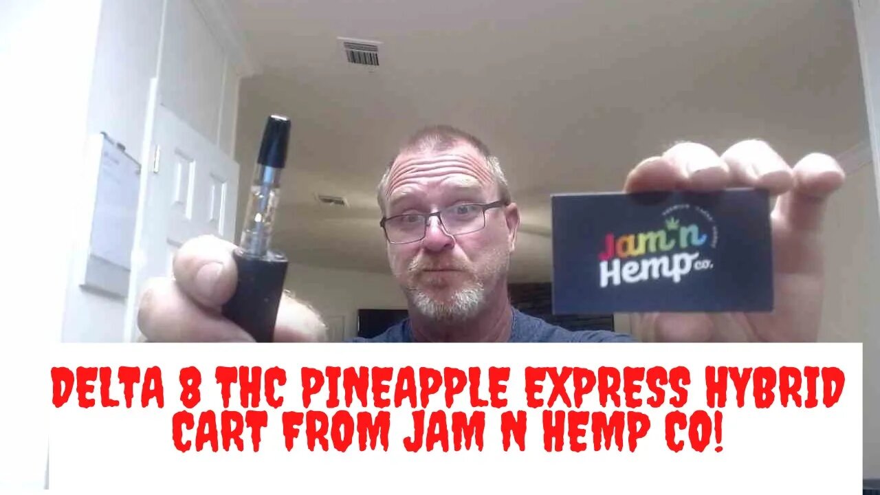 Delta 8 THC Pineapple Express Hybrid Cart from Jam N Hemp Co!