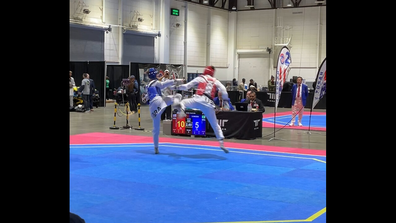 US OPEN 2024 TAEKWONDO F-67 FINALS Ana Zolotic (USA) vs Sandy Macedo (BRA)