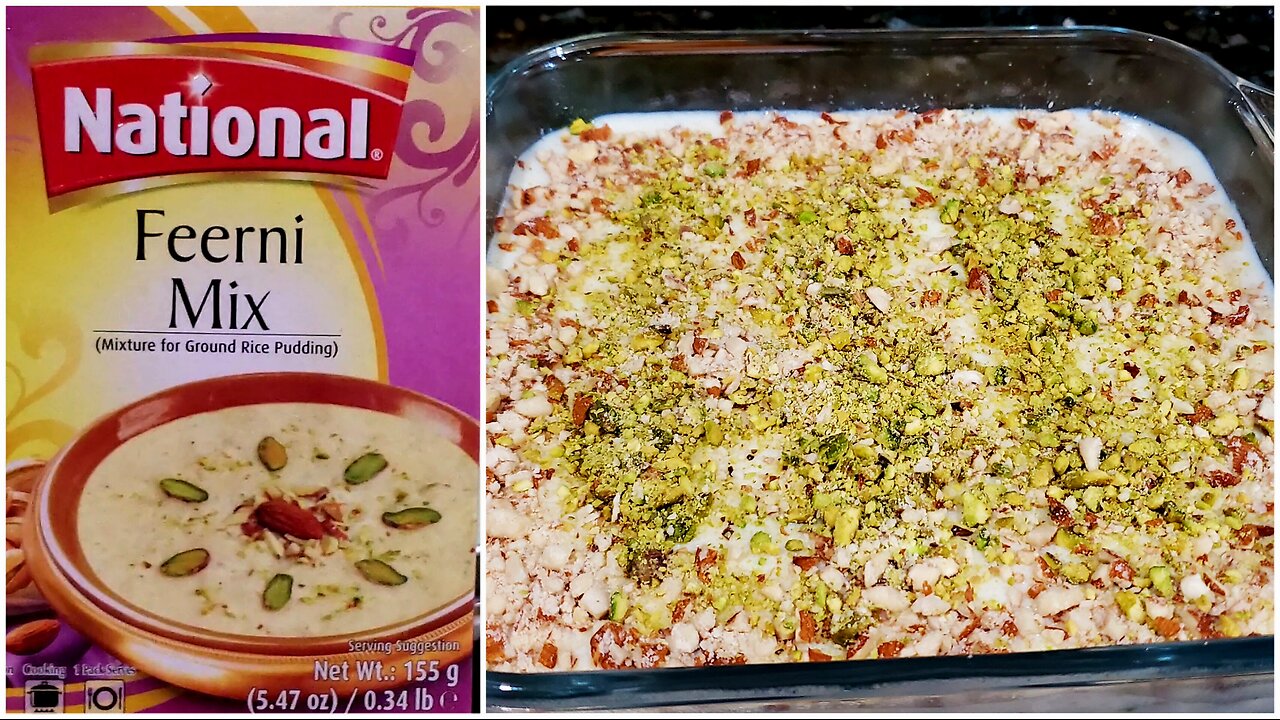 Firni / National Firni Mix Recipe / Firni / Easy Dessert / Rice Pudding