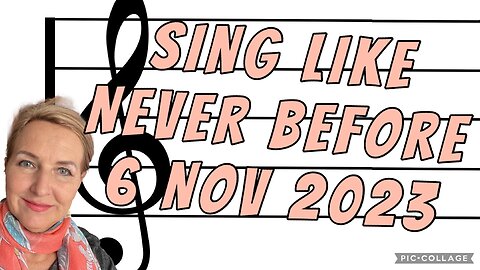 SING LIKE NEVER BEFORE/ 6 Nov 2023/ prophetic word