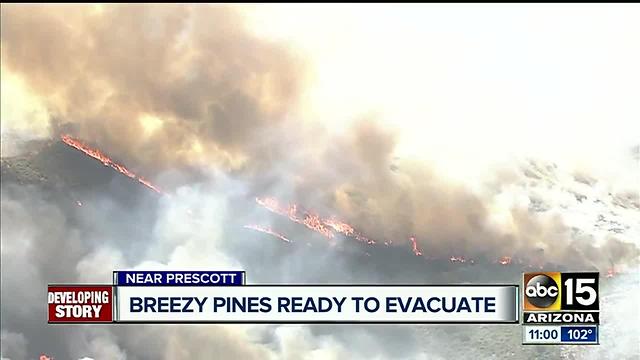 Goodwin Fire burns 4,399 acres in Prescott National Forest