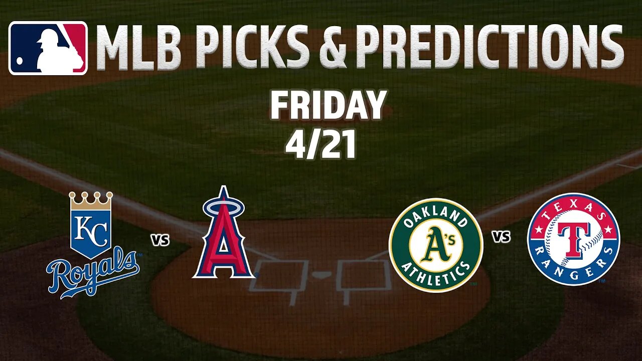 MLB Predictions and Picks Today | Baseball Betting Advice and Tips | First Pitch for April 21