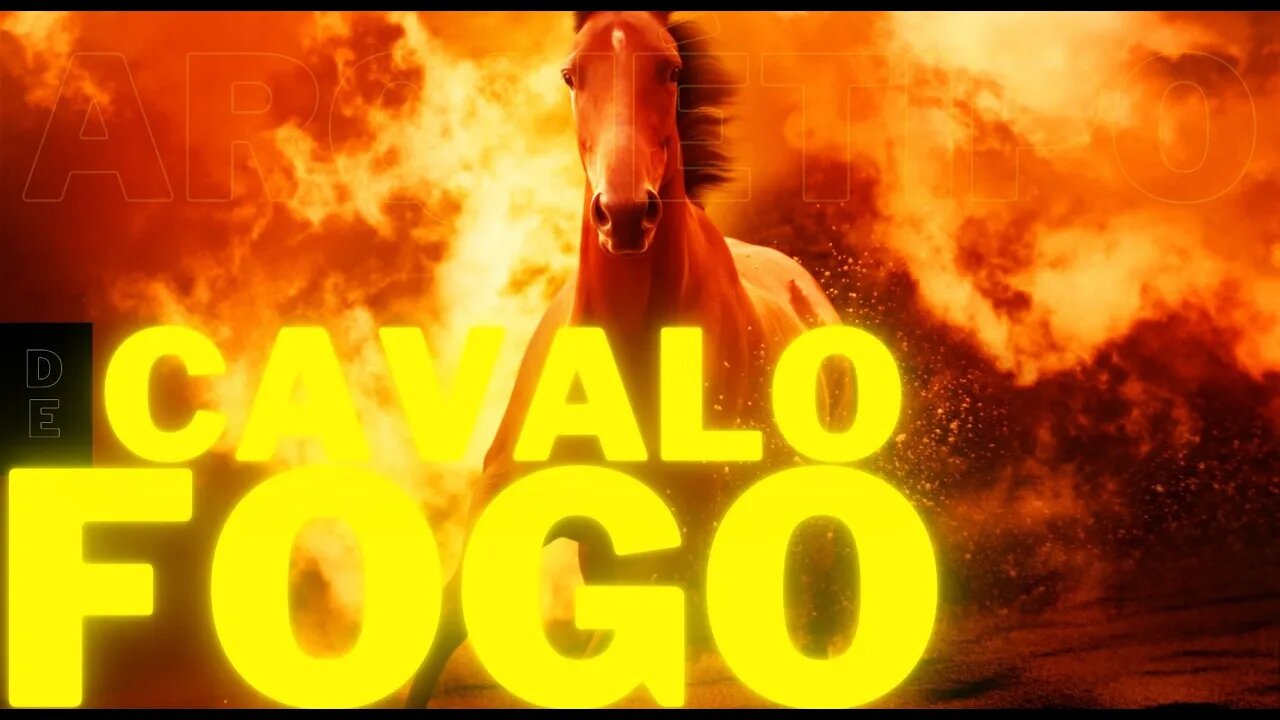 Cavalo de fogo - Esse é um arquétipo muito poderoso - Muito cuidado ao ativar!