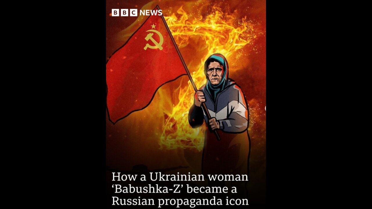 An elderly Ukrainian woman has become the new, unlikely face of Kremlin propaganda.