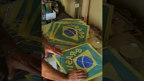 Pipas Pra torcida verde e amarela.