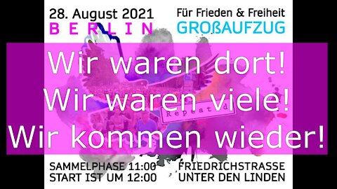 ANTI-CORONA-SPAZIERGANG BERLIN 28.08.2021