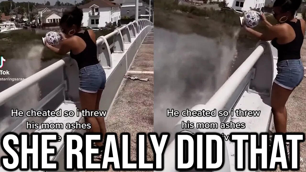 She Threw His Mom's Ashes Into The River...