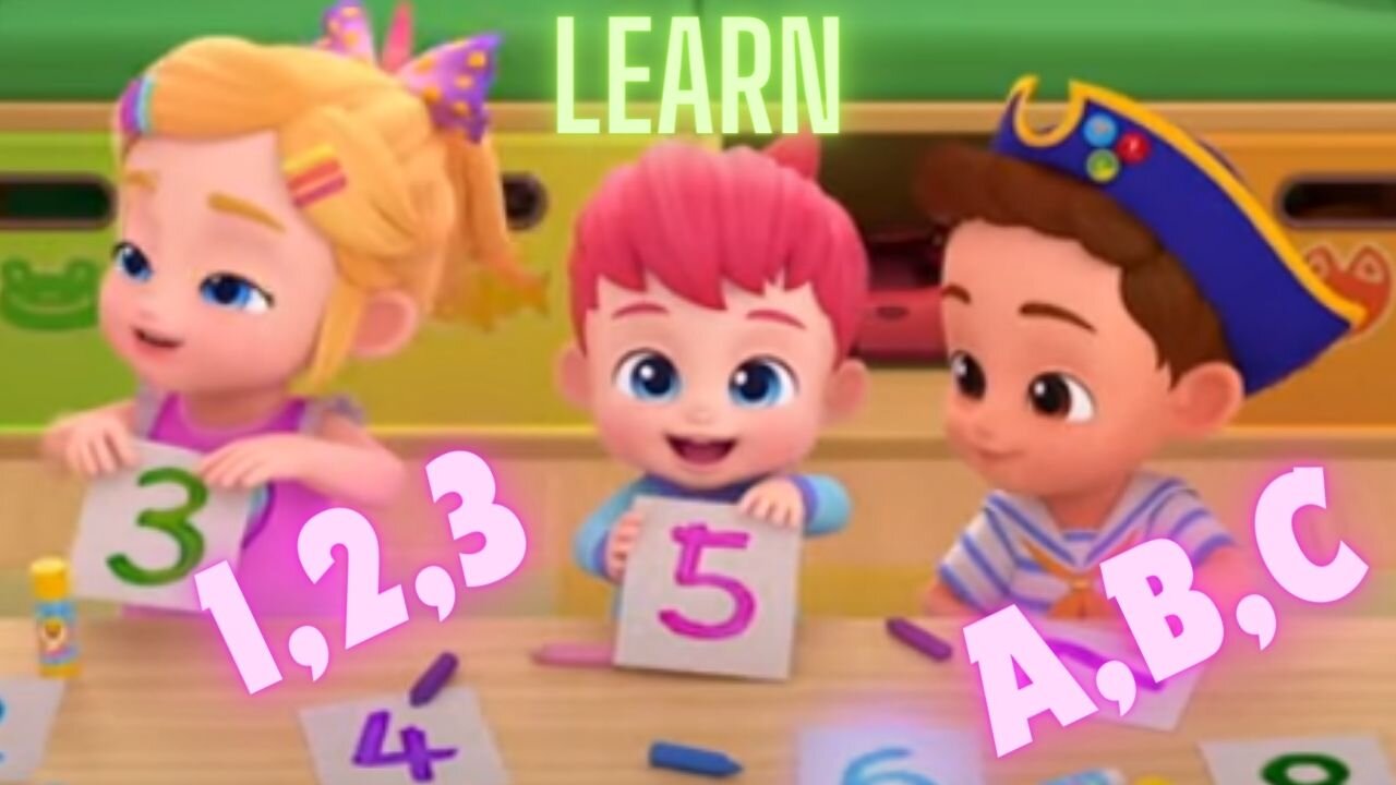 1,2,3 Learn Numbers and ABC | Bebefinn Baby Cartoons | Funny Cartoons