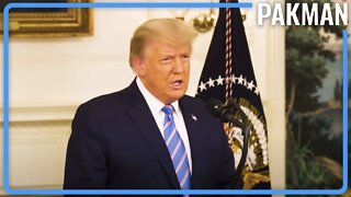 Trump Had "Extreme Difficulty" with Speech After Trump Riots