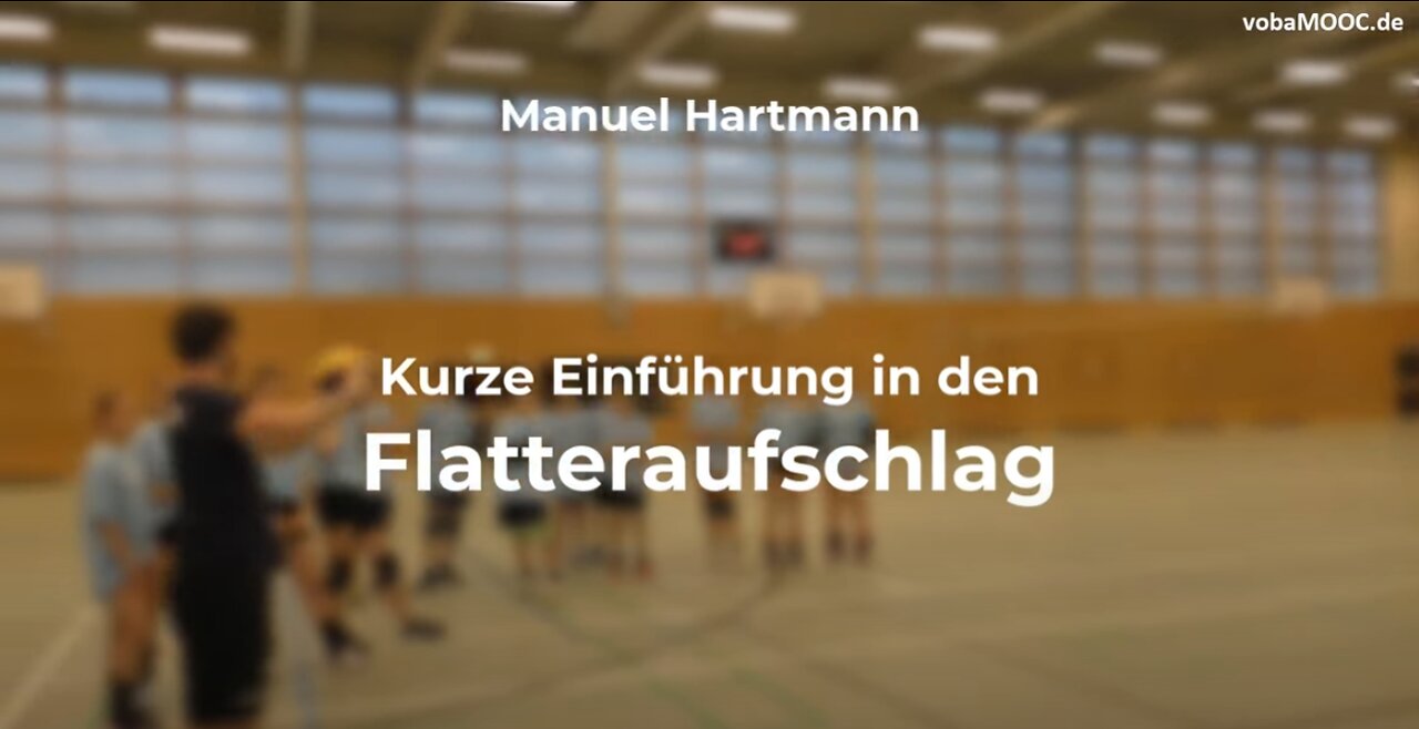 Kurze Einführung in den Flatteraufschlag - Manuel Hartmann - Volleyball-Trainer