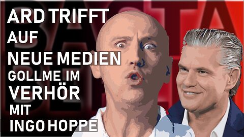 ARD trifft auf neue Medien: Benjamin Gollme im Verhör mit Ingo Hoppe