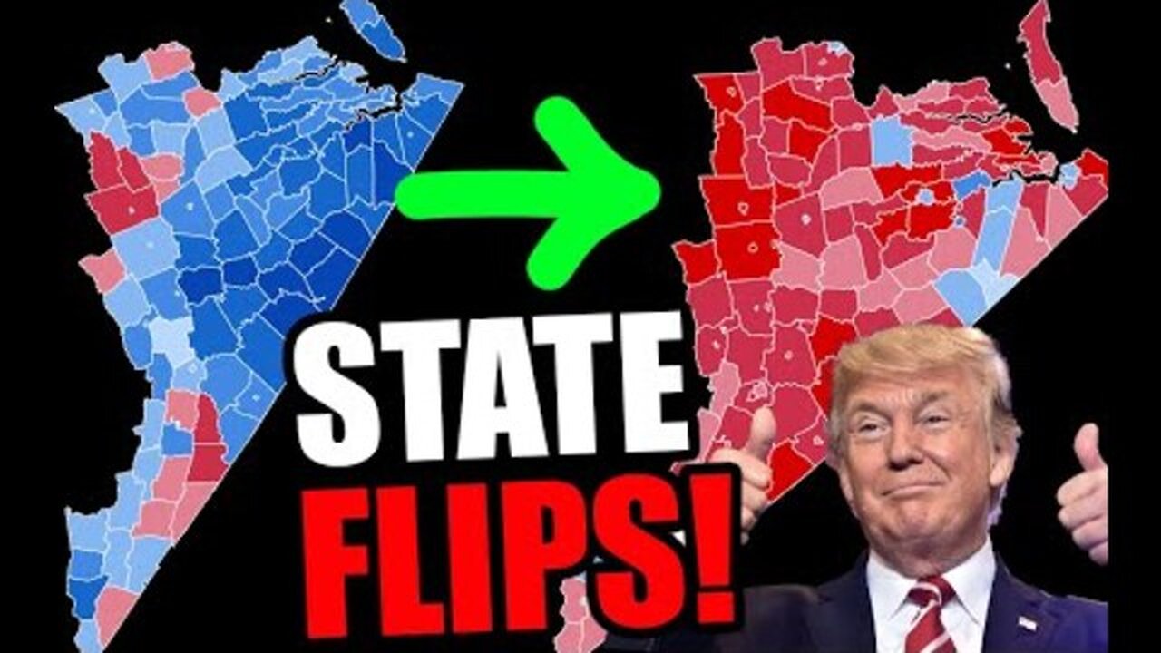 HOLY MOLY! THIS STATE JUST FLIPPED TO TOSS UP!!!!!