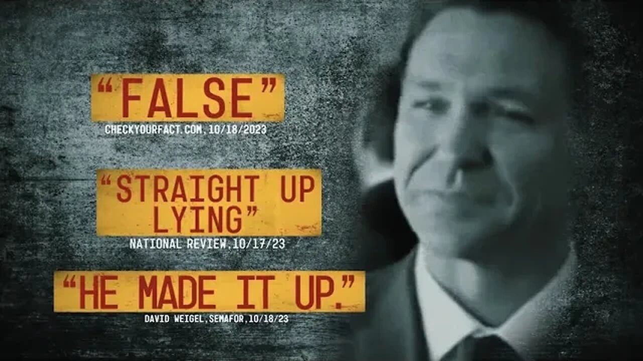 DeSantis Is Lying Because He's Losing...