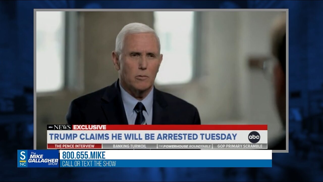 Former Vice President Mike Pence states that an arrest of Donald Trump would be a ‘politically charged prosecution’