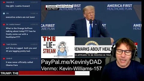 AMERICA WORST Healthcare "Plan Rally" Fact Check of Trump on the #LieStream w/ fake Executive Order