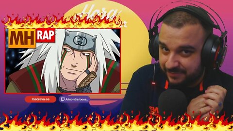 (REACT) Tipo Jiraiya 🐸😈 (Naruto) | Style Trap | Prod. Sidney Scaccio | MHRAP