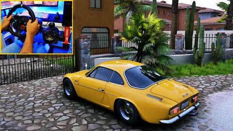 FORZA HORIZON 5 GAMEPLAY - ALPINE A110 1600S 1973 - Steering Wheel G29