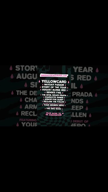 felt emo might cruise… again #emosnotdead #yourbrokenhero