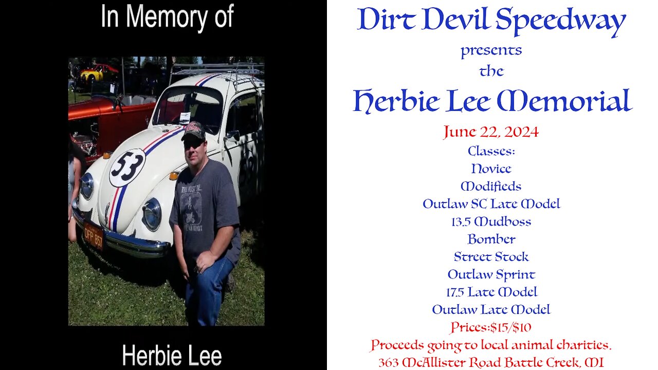 Mark the Date for the Herbie Lee Memorial