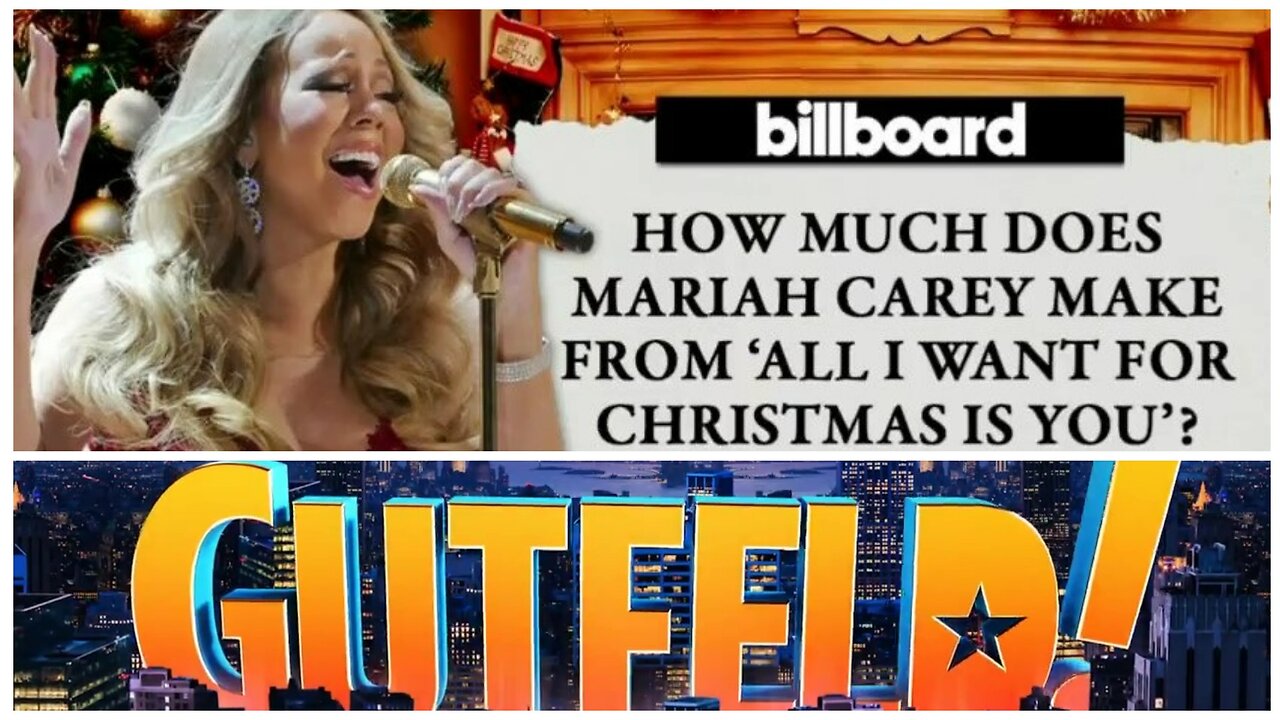 Gutfeld: All Mariah Carey wants for Christmas is you and the royalties it accrues