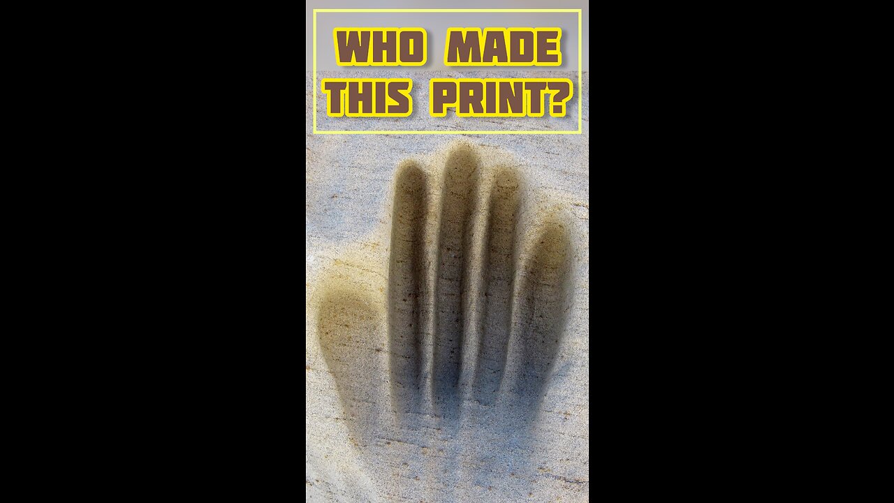 Mysterious Sand Hand Prints of Wyoming