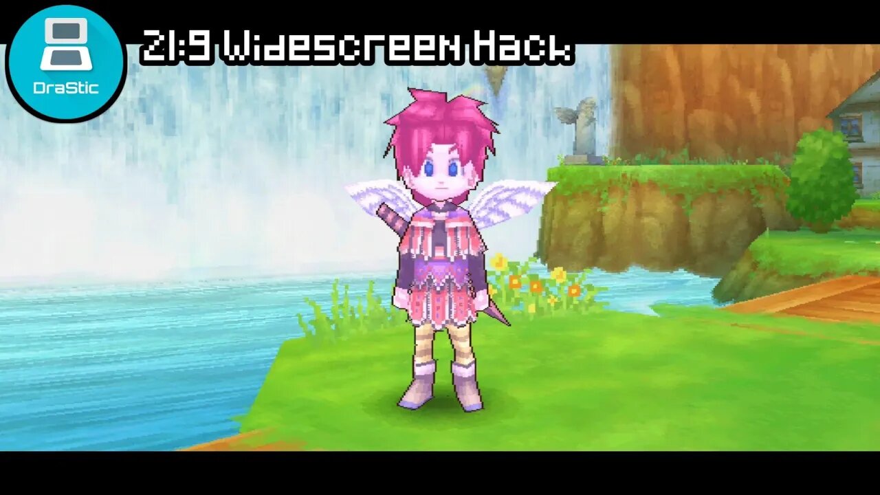 Dragon Quest IX NDS Gameplay Ultra WIDESCREEN Hack 21:9 (DrasticDS)