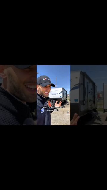 HUGE 2 Bedroom Travel Trailer RV WAY under $50k! 2022 Keystone Springdale 303BH #shorts #rv