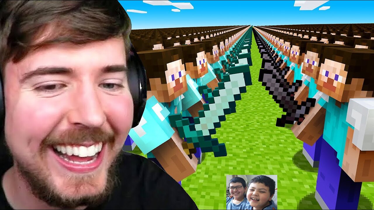 mrbeast gaming 1000 vs 1000 Player War! reaction to teen review