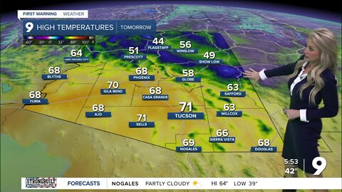 A warmer and drier weather pattern