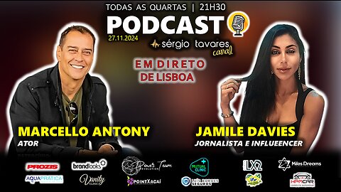 🇵🇹|🎙𝗣𝗢𝗗𝗖𝗔𝗦𝗧: Marcello Antony e Jamile Davies - Episódio 26