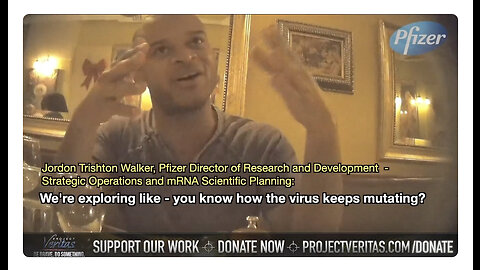 Pfizer Exploring "Mutating" COVID Virus For New Vaccines: Project Veritas