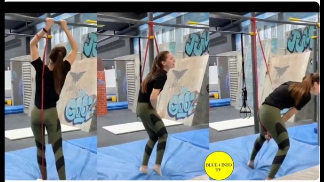 WORKOUT GIRL FAILS IN GYM |