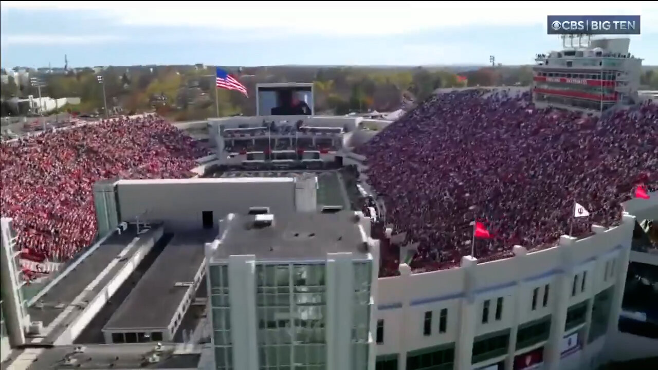 November 9, 2024 - Aerial Shots of Indiana University's Memorial Stadium