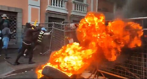 Protestas y brutalidad policial en Ecuador