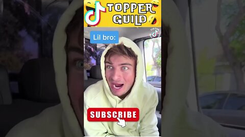 Big Bro" Lil Bro Topper Guild Funny TikToks #tiktok #viral #shorts