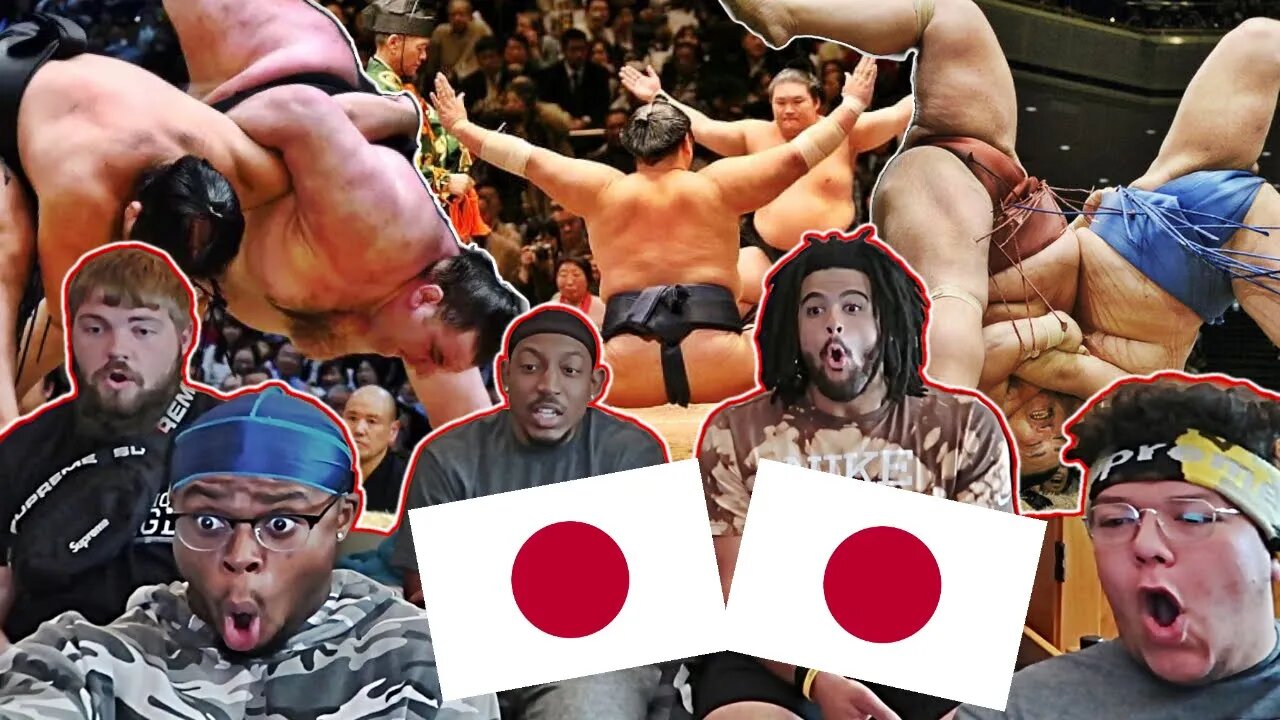 AMERICANS REACT TO SUMO WRESTLING