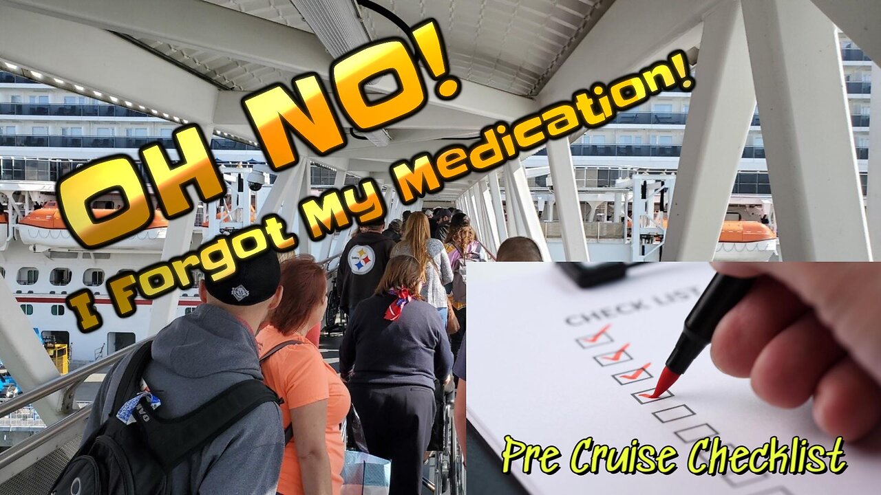 Vacation Stress Free Pre-Cruise Checklist