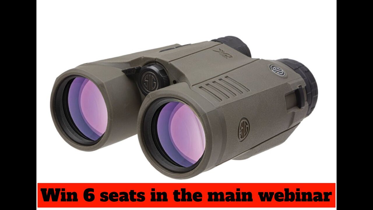 Sig Sauer KILO6K HD RANGEFINDER BINOCULARS MINI #1 for 6 SEATS IN THE MAIN WEBINAR