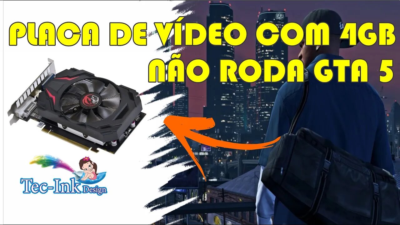 Placa De Vídeo Pcyes Amd Radeon HD 6570 Tem 4Gb E Crasha No Gta 5. ACREDITO QUE SEJA BIOS MOD BRABO