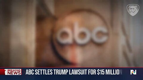 ABC, CBS Ignore Trump Winning $16 million in Defamation Settlement