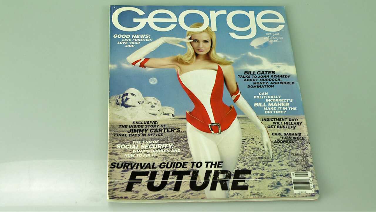 George Magazine Feb 1997 - PART 1 - Survival Guide to the Future - JFK Jr