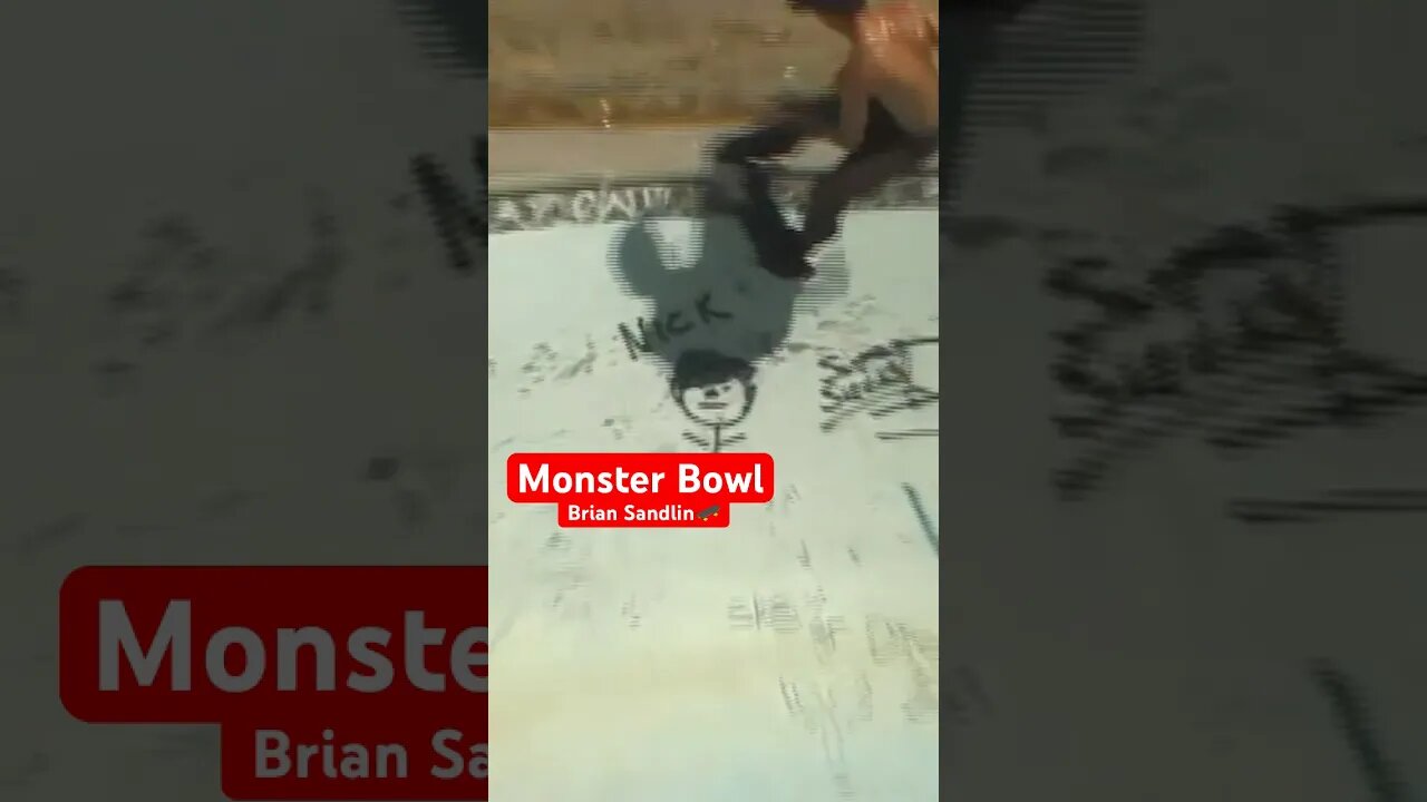 Tail Slide Slow Motion Monster Bowl Skating