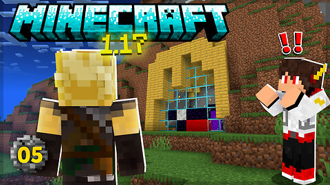 FIZ MINHA PRIMEIRA CASA!! FICOU A MINHA CARA!! - Minecraft 1.17 Multiplayer #05