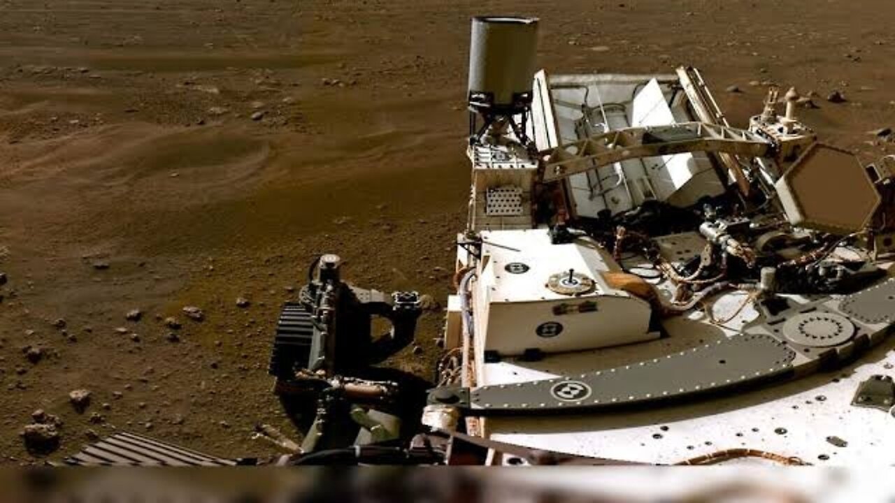 Footage pf perseverance rover landing on mars released by nasa