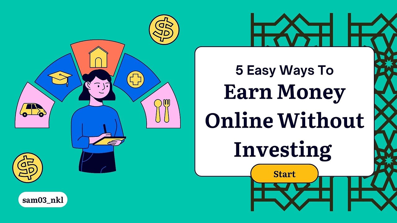 Earn $50,000+ Per Month without Investment | 5 Easy Ways to Earn Money | How to Make Money Online